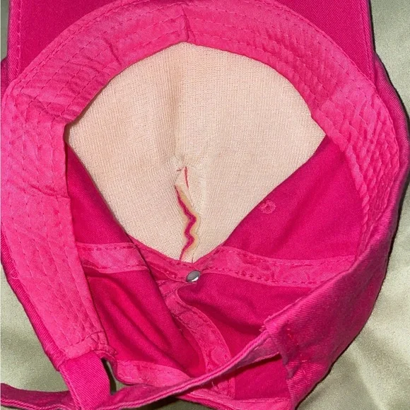 Vintage Victoria’s Secret PINK embellished studs bling Baseball Cap fashion Hat - Picture 4 of 9